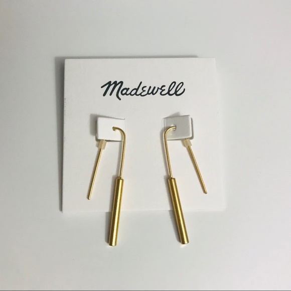 Madewell Jewelry - Madewell Cylinder Earrings NWT